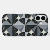 Coques Case-Mate iPhone Motif géométrique moderne - Design élégant (Verso (horizontal))