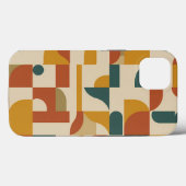 Coques Case-Mate iPhone Motif géométrique moderne du milieu du siècle  (Verso (horizontal))