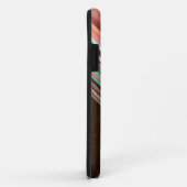 Coques Case-Mate iPhone Motif géométrique moderne et à la mode de crème (Dos/Droite)