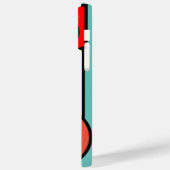 Coques Case-Mate iPhone Motif géométrique Monogramme (Verso / Gauche)