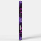 Coques Case-Mate iPhone Motif Géométrique Néon Violet Rose Cubes (Verso / Droite)