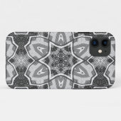Coques Case-Mate iPhone Motif géométrique noir blanc (Dos (Horizontal))