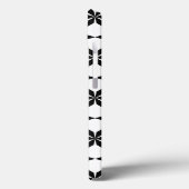 Coques Case-Mate iPhone Motif géométrique noir et blanc (Verso / Gauche)