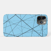 Coques Case-Mate iPhone Motif géométrique noir et blanc (Dos (Horizontal))
