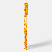 Coques Case-Mate iPhone Motif géométrique orange et jaune (Verso / Droite)