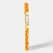 Coques Case-Mate iPhone Motif géométrique orange et jaune (Verso / Gauche)
