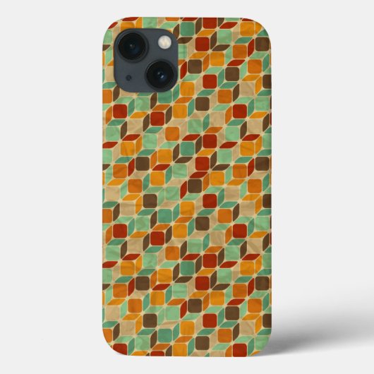Coques Case-Mate iPhone Motif géométrique rétro 4 (Verso)