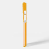 Coques Case-Mate iPhone Motif géométrique rétro-jaune (Verso / Gauche)