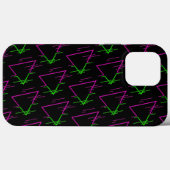 Coques Case-Mate iPhone Motif géométrique Retro Neon (Verso (horizontal))