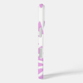 Coques Case-Mate iPhone Motif géométrique rose (Verso / Droite)