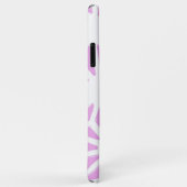 Coques Case-Mate iPhone Motif géométrique rose (Dos/Droite)