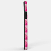 Coques Case-Mate iPhone Motif géométrique rose (Dos/Droite)