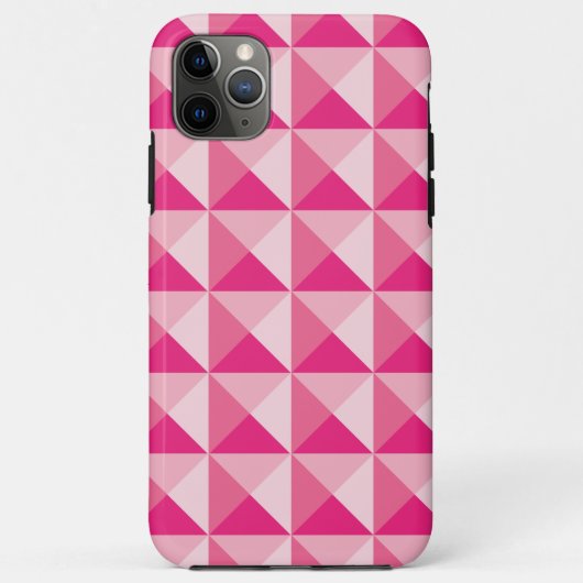 Coques Case-Mate iPhone Motif géométrique rose (Dos)