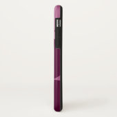 Coques Case-Mate iPhone motif géométrique rose et violet (Dos/Gauche)