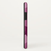 Coques Case-Mate iPhone motif géométrique rose et violet (Dos/Droite)