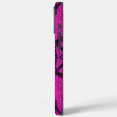 Coques Case-Mate iPhone Motif géométrique rose et violet intense (Verso / Gauche)