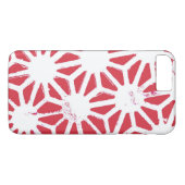Coques Case-Mate iPhone Motif géométrique rouge (Dos (Horizontal))