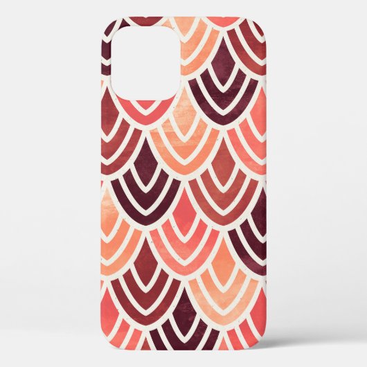 Coques Case-Mate iPhone Motif géométrique transparent sur texture papier (Verso)