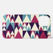 Coques Case-Mate iPhone Motif géométrique triangle rétro (Verso (horizontal))