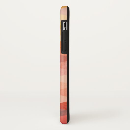 Coques Case-Mate iPhone Motif géométrique Triangle souple | Monogramme (Dos/Gauche)