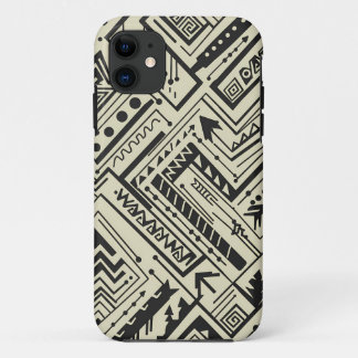 Case-Mate iPhone Case Motif géométrique tribal audacieux – Ab noir et cr
