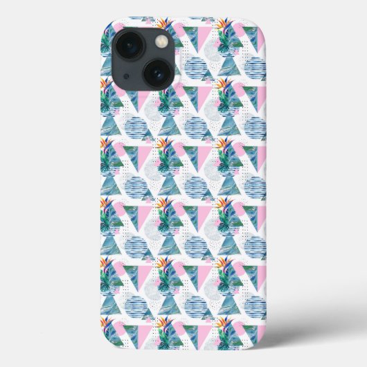 Coques Case-Mate iPhone Motif géométrique tropical (Verso)
