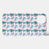 Coques Case-Mate iPhone Motif géométrique tropical (Verso (horizontal))
