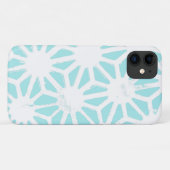 Coques Case-Mate iPhone Motif géométrique turquoise (Dos (Horizontal))