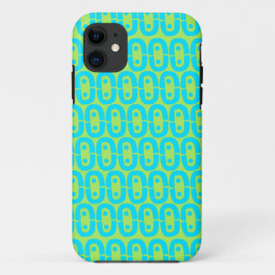 Case-Mate iPhone Case Motif géométrique turquoise et vert lime