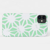Coques Case-Mate iPhone Motif géométrique vert (Dos (Horizontal))