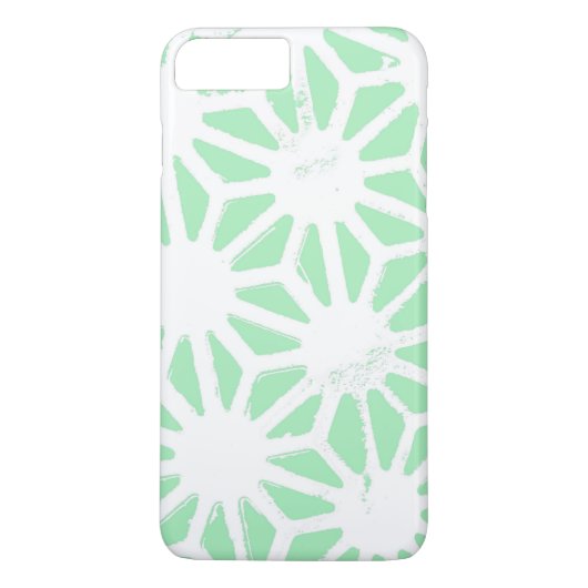 Coques Case-Mate iPhone Motif géométrique vert (Dos)