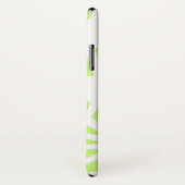 Coques Case-Mate iPhone Motif géométrique vert cime (Dos/Droite)