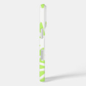 Coques Case-Mate iPhone Motif géométrique vert cime (Verso / Droite)
