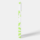 Coques Case-Mate iPhone Motif géométrique vert citron (Verso / Droite)