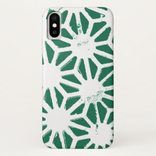 Case-Mate iPhone Case Motif géométrique vert et blanc