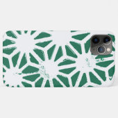 Coques Case-Mate iPhone Motif géométrique vert et blanc (Dos (Horizontal))