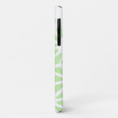 Coques Case-Mate iPhone Motif géométrique vert pomme (Dos/Gauche)