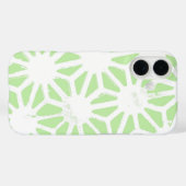 Coques Case-Mate iPhone Motif géométrique vert pomme (Verso (horizontal))
