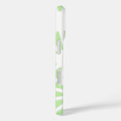 Coques Case-Mate iPhone Motif géométrique vert pomme (Verso / Droite)