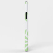 Coques Case-Mate iPhone Motif géométrique vert pomme (Dos/Droite)
