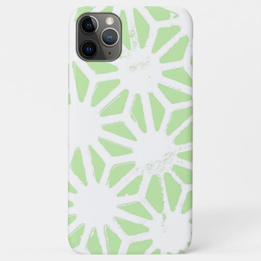 Coques Case-Mate iPhone Motif géométrique vert pomme (Dos)