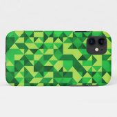 Coques Case-Mate iPhone Motif géométrique vert Saint Patrick's Day (Dos (Horizontal))