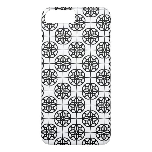 Coques Case-Mate iPhone Motif géométrique Vibe rétro classique (Dos)