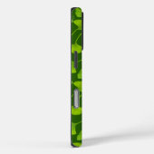 Coques Case-Mate iPhone Motif Ginkgo sur vert foncé (Verso / Droite)