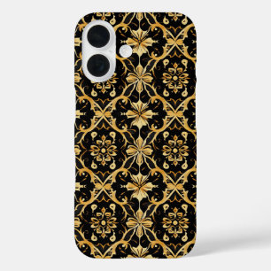 Coques iPhone 16 Motif Gold complexe