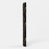 Coques Case-Mate iPhone Motif Gold et Black Art Déco (Dos/Droite)