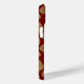 Coques Case-Mate iPhone Motif Gold et Red Leaf (Verso / Droite)