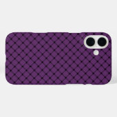 Coques Case-Mate iPhone Motif gothique noir et violet (Verso (horizontal))