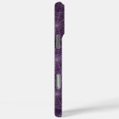 Coques Case-Mate iPhone Motif gothique violet et argenté Spiderweb (Verso / Droite)
