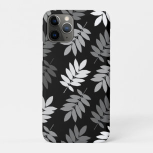 Case-Mate iPhone Case Motif Grande Feuille Elder Noir Blanc Gris
